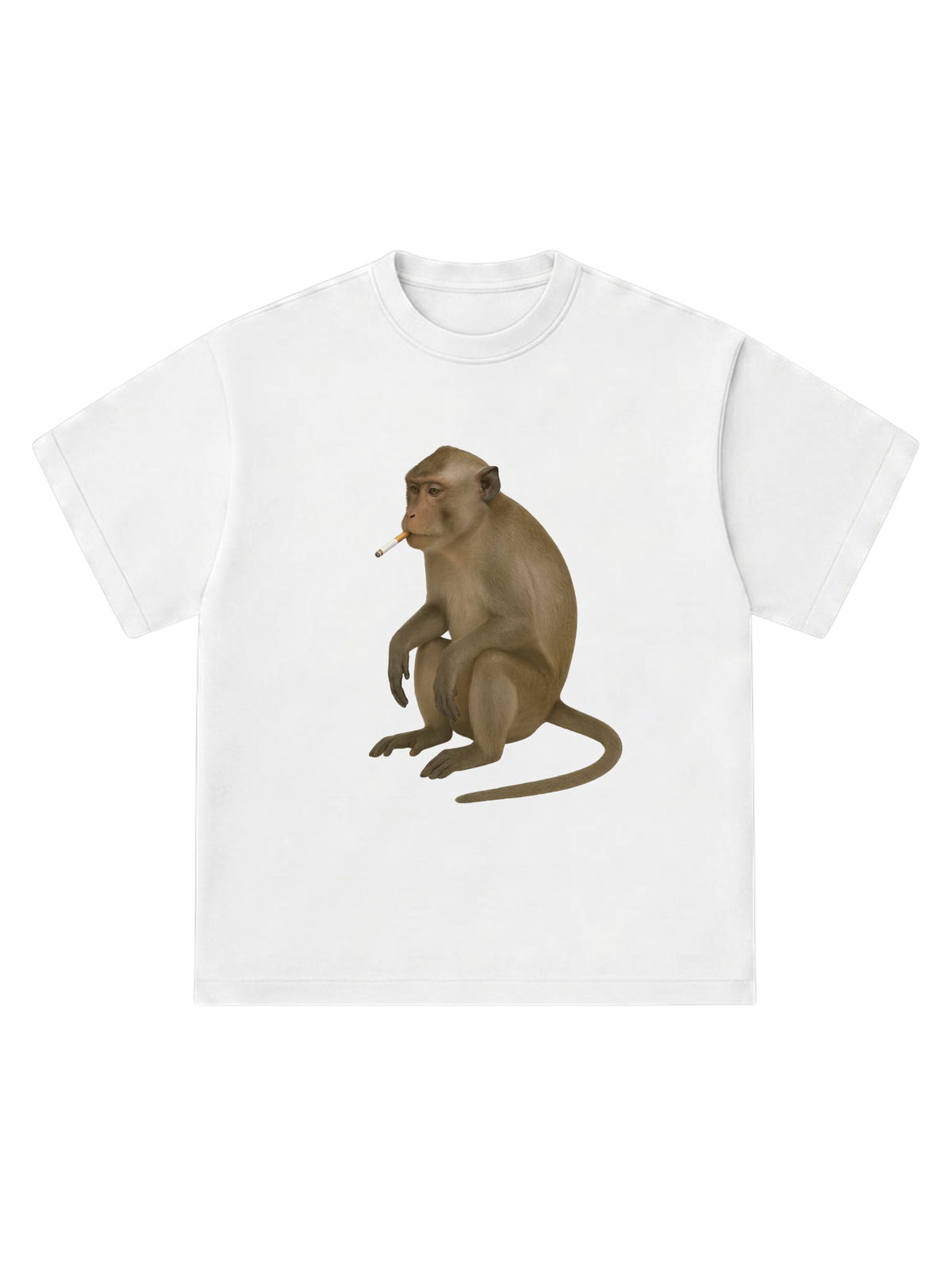 Monkey smoking - T-Shirt