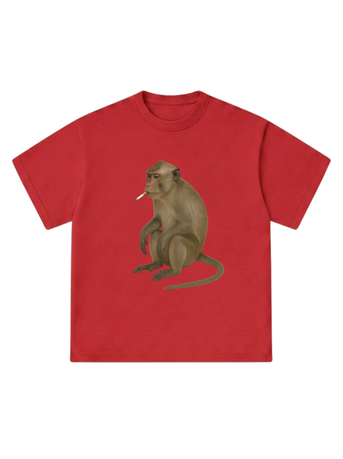 Monkey smoking - T-Shirt